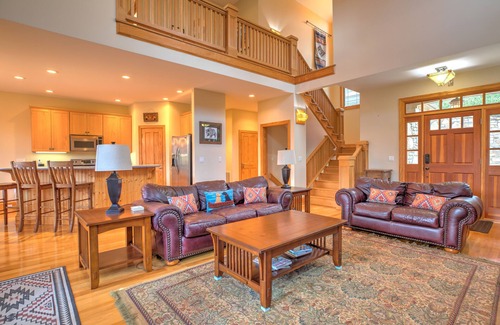 Lake Lure House | 5 Br/3.5 Ba. 3 KING BEDS. LAKE FRONT. FIREPIT. GAME ROOM. MULTIPLE PORCHES.