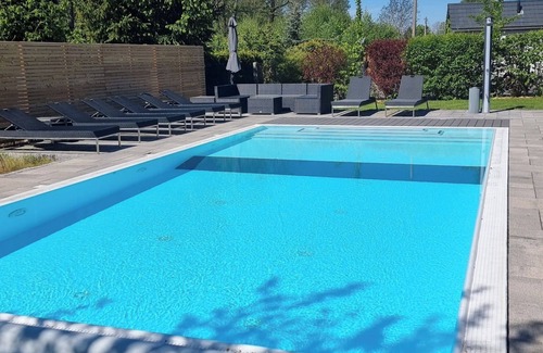 Burg-Dorf House | 5-star vacation home complex with pool and sauna in Burg-Spreewald