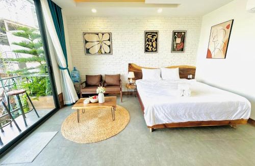 Ninh Kieu Apartment | 502MSNK Luxe Studio with River View & Balcony & Kitchen