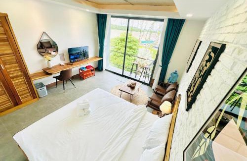 Ninh Kieu Apartment | 502MSNK Luxe Studio with River View & Balcony & Kitchen