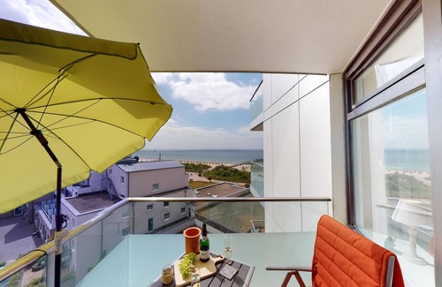 Pelzerhaken Apartment | 52 m² vacation apartment for up to 4 people with sea view, balcony, pool and sauna