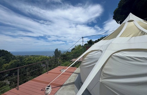 Futo Cabin | 5m bell tent A overlooking Sagami Bay for 2 peopl/Ito Shizuoka