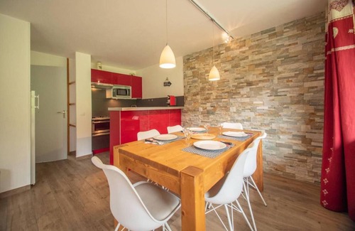 Les Avanchers-Valmorel Apartment | 5m from ski slopes, 7th floor, view mountain, balcony, tv, ski locker, 57m², Valmorel