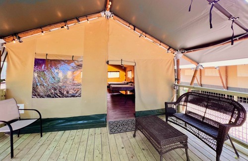 Sutherland Springs Cabin | # 7 Son’s Rio Cibolo Safari Cabin