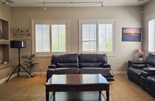 Rancho Cucamonga House | 7BR Pool Home, Karaoke, Fire Pit, Parking, Group-Friendly