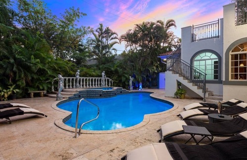 Coral Gables Section House | 8BR Majestic Pool Paradise