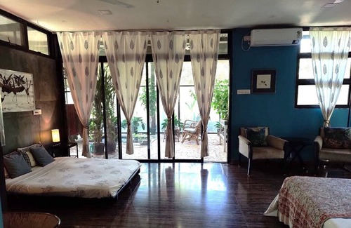 Khalapur Other | 90 min. from Bandra, Stylish Eco-Villa in orchard w. amazing poolscape