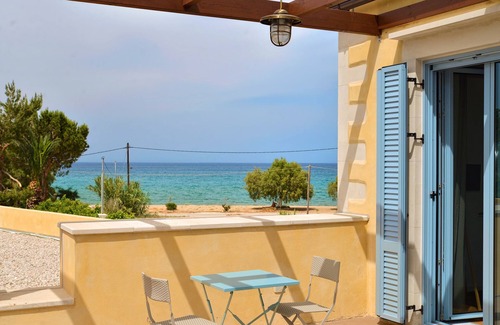 Kalyves Villa | A beautiful villa with private pool, just 30m from the sandy beach