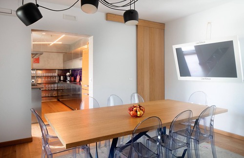 Coste House | A design corner with a view of Etna