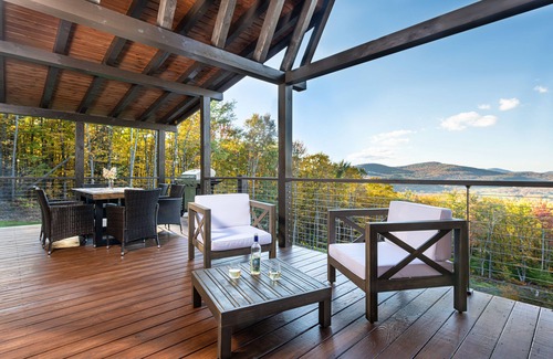Jeffersonville Ski Chalet | A Frame on the Ridge near Smuggler's Notch