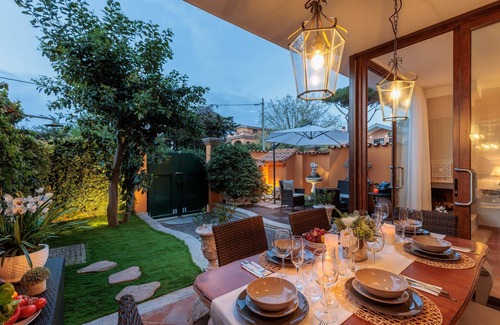 Campo Ascolano Villa | A Luxury 2 Bedrooms Villa with Garden and Private Jacuzzi by the beach of Torvaianica and Campo Ascolano