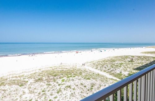 Clearwater Beach Condo | A perfect view from your balcony.just the right amount of sand, sea and sky