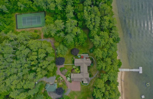 Raymond House | A Year Round Luxury Home With A Large Private Beach on Sebago