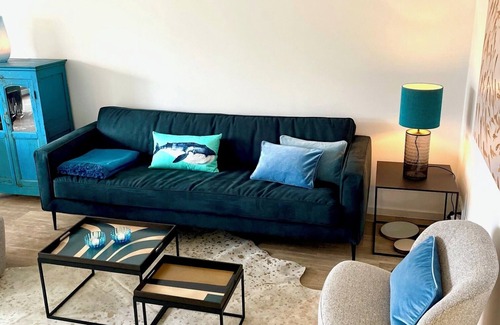 Busum Apartment | Achterdeck- Nah zum Strand mit Kamin und Balkon