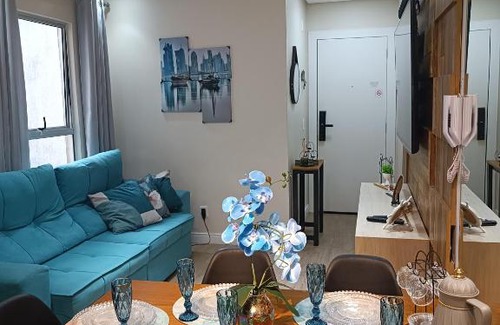 Sao Judas Tadeu Apartment | Aconchego azul do mar