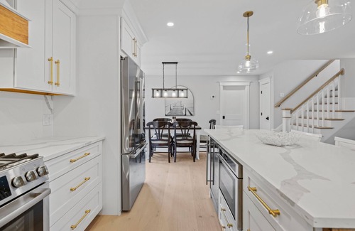 West Falmouth House | Across the street from Old Silver Beach; New house with hot tub. Sleeps 12.