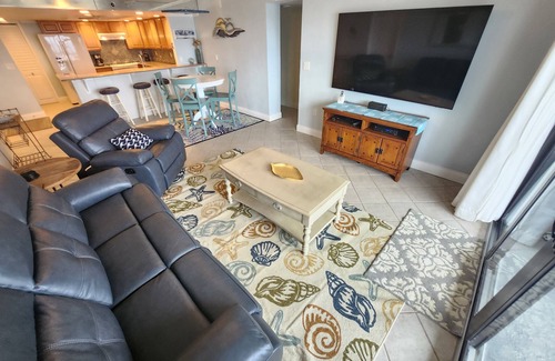 Ormond-by-the-Sea Condo | Actually on the beach! Step off balcony onto the beach & pool! Rare Find!