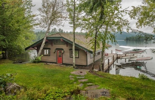 Blue Mountain Lake House | Adirondack Great Camp style home on beautiful Blue Mountain Lake