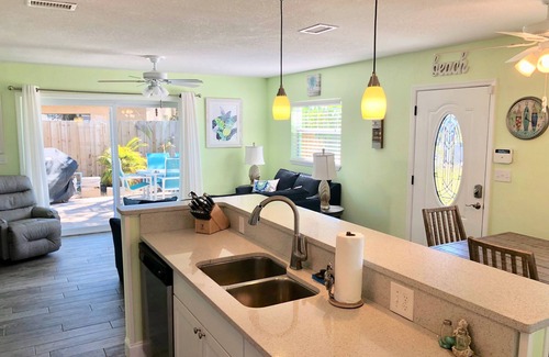 Port Canaveral House | Adorable -Cocoa BeachHouse W/Private-Heated Pool- Short/Easy walk to our Beach!
