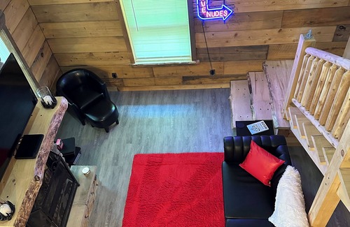Spring Hill Cabin | ADULT ONLY Naughty Pines log cabin located in South Charleston, WV