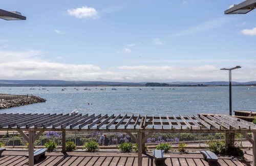 Hamworthy Apartment | Ahoy - Balcony with Beautiful Harbour Views