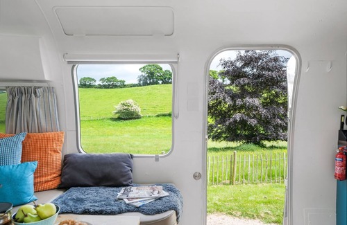 Kenn Cabin | Airstream, Devon Hideaways - a shepherds hut that sleeps 2 guests in 1 bedroom