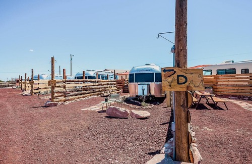 Valle House | Airstream w/Private Hot Tub (Unit D) - 3 Person Airstream with Private Hot Tub