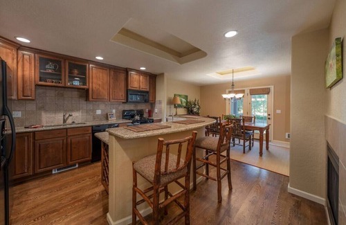 Driggs House | Alpine Meadows: Creekside, Aspen Views, Light & Spacious, Fireplace & 2-car garage