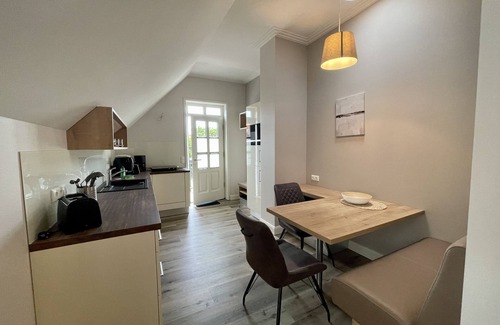 Borkum Apartment | Altstadt Borkum central apartment upper floor on the right