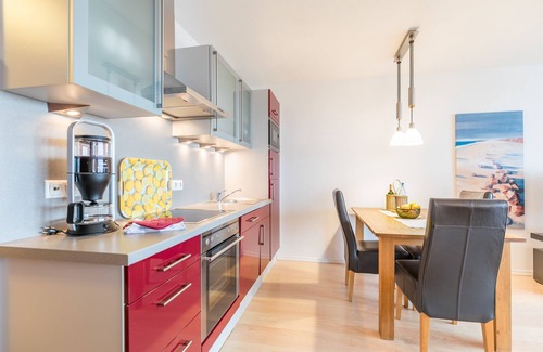 Busum Apartment | Am Ankerplatz Whg. 3.4. Fantastic panoramic view over the harbor and the sea!