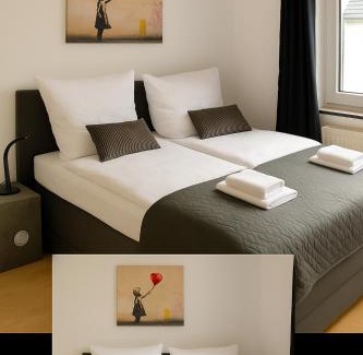 Eilshausen Apartment | AMA Home AMALI - Modernes Apartment mit Balkon & Parkplatz - Perfekt für Business & Urlaub
