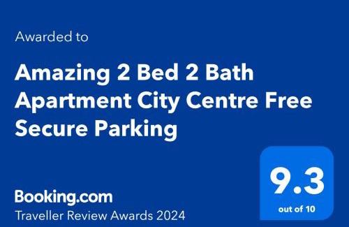 Cardiff City Centre Apartment | Amazing 2 Bed 2 Bath Apartment City Centre Free Secure Parking