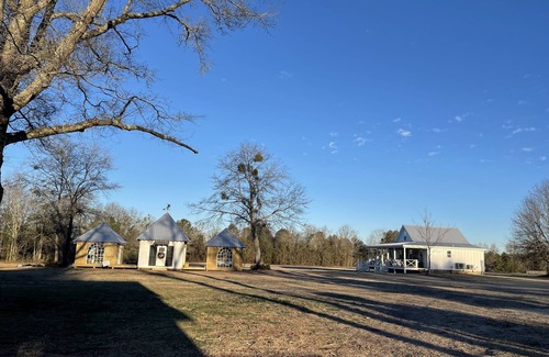 South Carolina Lakes & Blackwater Rivers Cabin | Amazing Barn Lodge on 100 ac Farm, minutes into fun Aiken. Dog & Horse friendly!