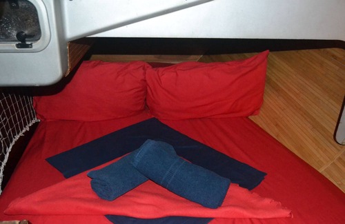 Diagonal Mar i el Front Maritim del Poblenou Boat Rental | AMAZING FLAT IN CLASSIC BOAT - BARCELONA