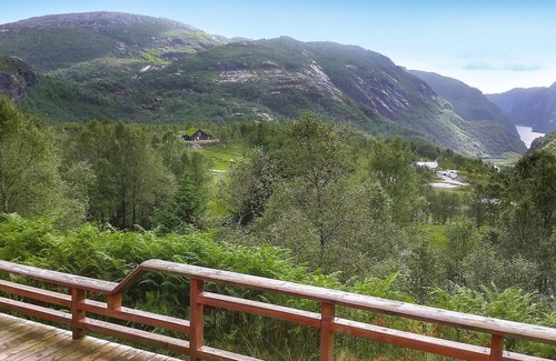 Bjerkreim House | Amazing home in Vikeså with lake view