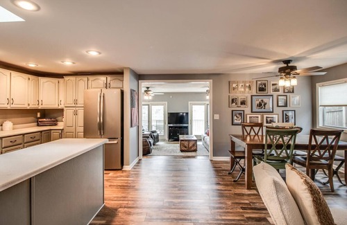 Delton House | Amazing Lakefront Views, Sandy Beachfront: Relax: Recharge: Rejuvenate