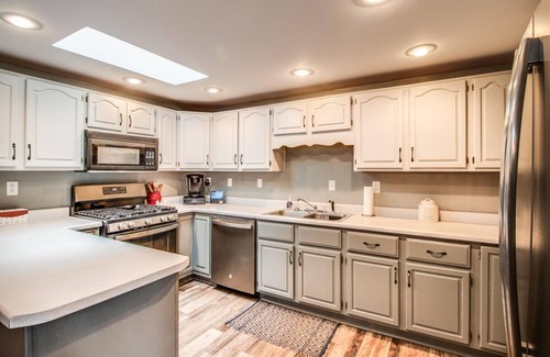 Delton House | Amazing Lakefront Views, Sandy Beachfront: Relax: Recharge: Rejuvenate