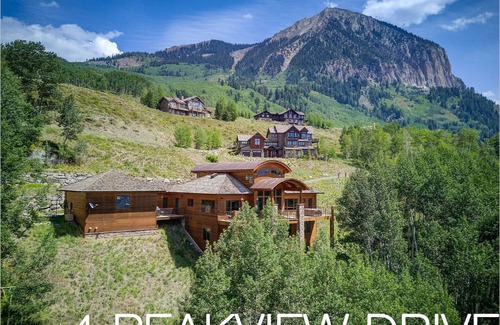 Crested Butte House | Amazing Mountain Home w/360 degree mountain views, hot tub and outdoor deck.