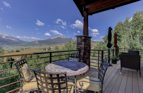 Crested Butte House | Amazing Mountain Home w/360 degree mountain views, hot tub and outdoor deck.