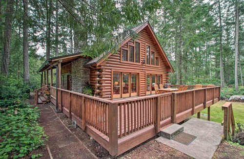 Anderson Island Cabin | Anderson Island Cabin on Half Acre with Fire Pit!
