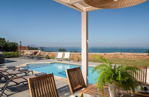 Gerani Villa | Anemolia Seaview Villa, Private Pool & Lush Garden