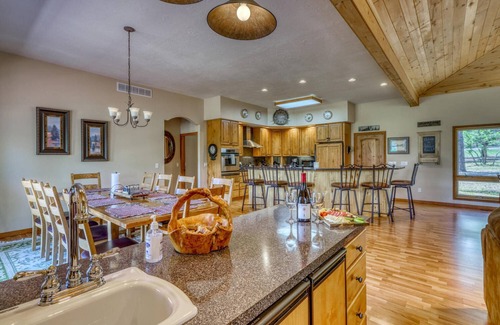 Pagosa Springs House | Antelope Ranch: Spacious Deck, Luxury Amenities, Mountain View Home Close to Hot Spring & Wolf Creek