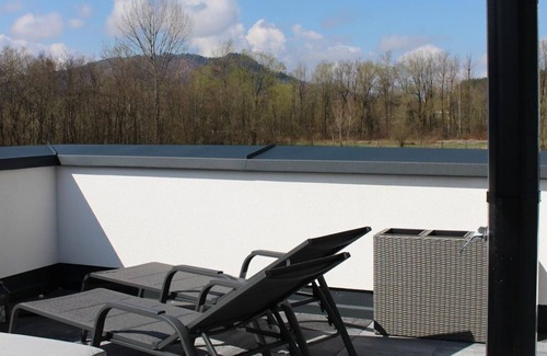Klopein am Klopeiner See Apartment | Apartment Blicksüd - Appartement/fewo, Dusche, WC, Terrasse