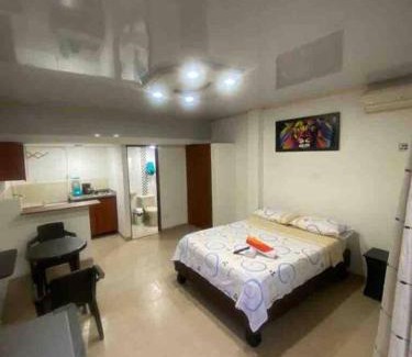 Cali Apartment | Apartaestudio privado con aire cerca Aeropuerto