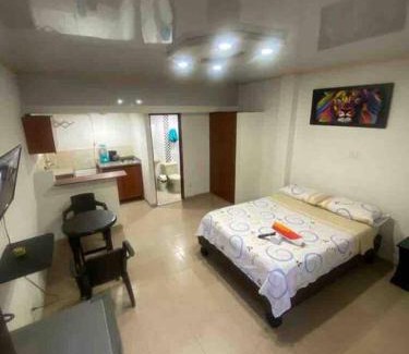 Cali Apartment | Apartaestudio privado con aire cerca Aeropuerto