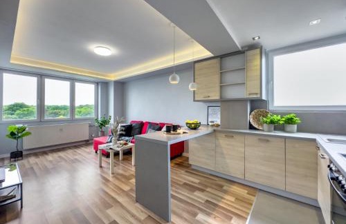 Krakow Apartment | Apartament z widokiem na panoramę miasta