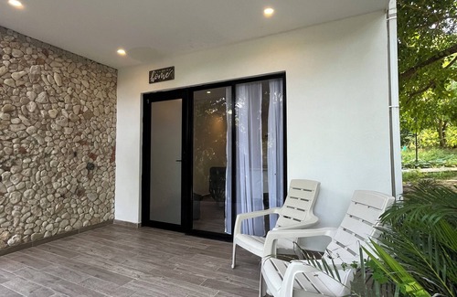 Tierra Bomba Island Apartment | Apartamento 1 con vistas al jardín tropical y lago a 2 minutos de la playa