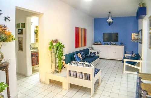 Morro do Maluf Apartment | Apartamento a 70 metros da Praia de Pitangueiras SP