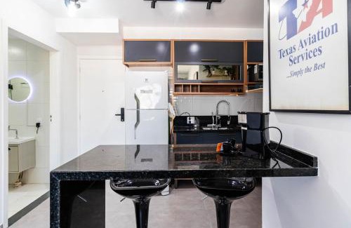 Santo Amaro Apartment | Apartamento completo de 2 quartos - Lazuli