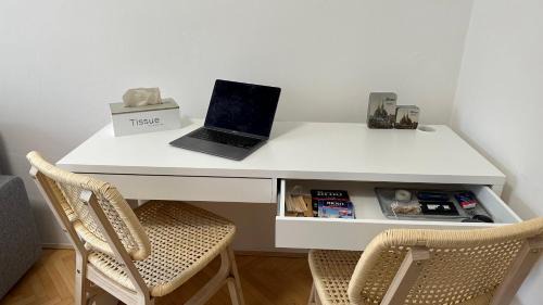 Brno-stred Apartment | Apartmán s balkonem u parku & 15 minut do centra